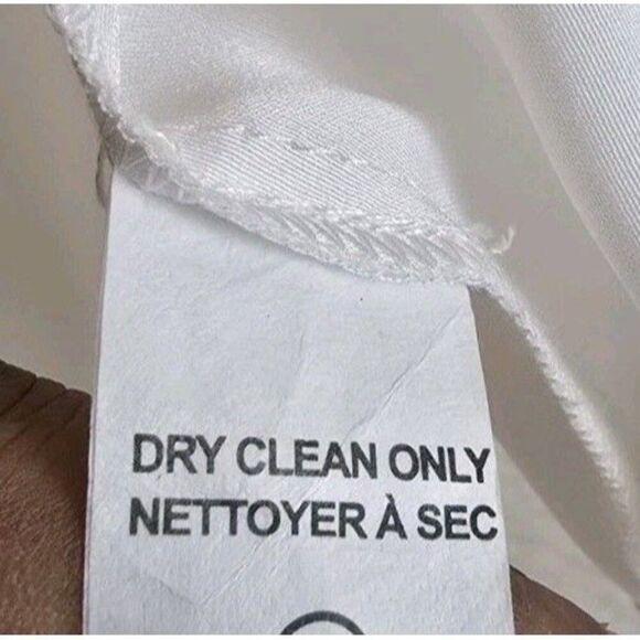 RAMY BROOK Carson White On / Off Shoulder Silky Blouse Size M - Picture 5 of 7